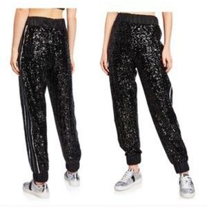 NOKAOI midnight jogger. Sequin embroidered jogger pant size S